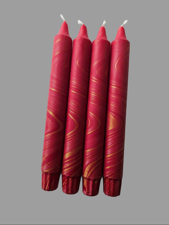 Swirl Sparkly Red 4 pk